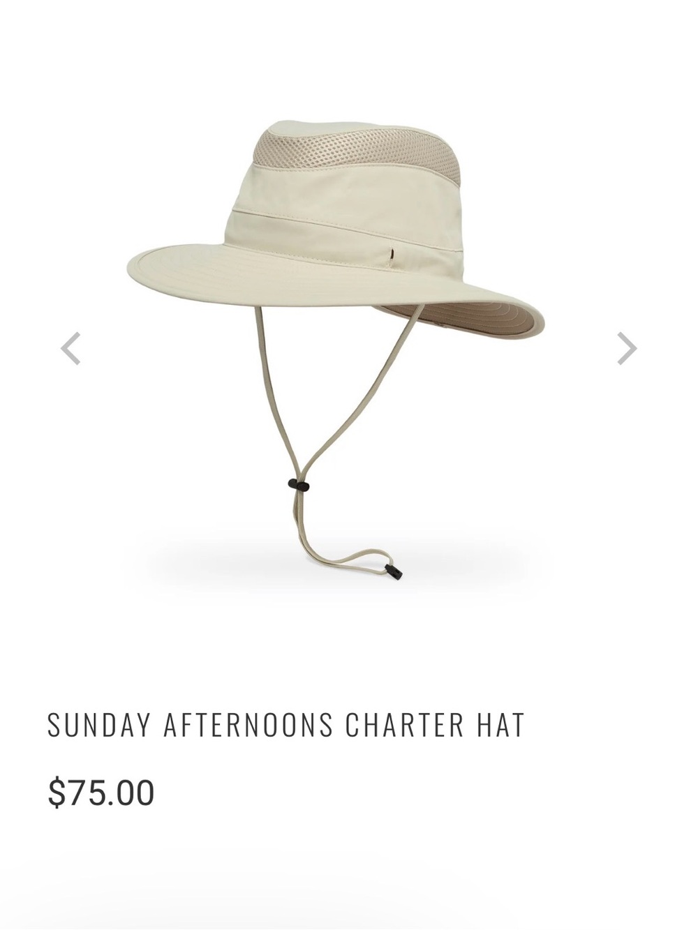 Sundry Charter Sun Hat - Beige